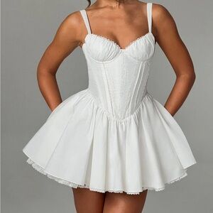 BABYBOO Josie Mini Dress White